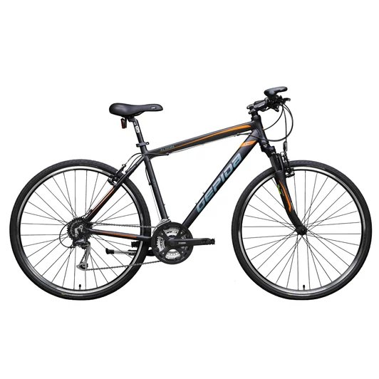 GEPIDA ALBOIN 300 CRS 28" M 24S FEKETE FÉRFI CROSS KERÉKPÁR