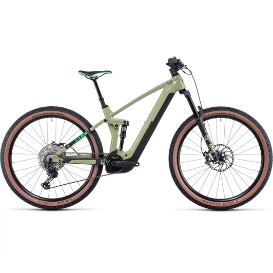 CUBE STEREO HYBRID 140 HPC SL 750 29 GREEN´N´FLASHGREEN FÉRFI ELEKTROMOS ÖSSZTELESZKÓPOS MTB KERÉKPÁR 2022