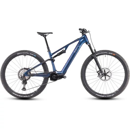 CUBE AMS HYBRID ONE44 C:68X SLX 400X 29 DEEPCOBALT´N´BLACK 2025 FÉRFI ELEKTROMOS ÖSSZTELESZKÓPOS MTB KERÉKPÁR