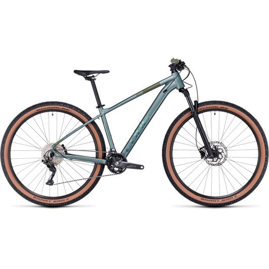 CUBE ACCESS WS RACE SPARKGREEN N OLIVE 27,5&quot; 2023 NŐI MTB KERÉKPÁR