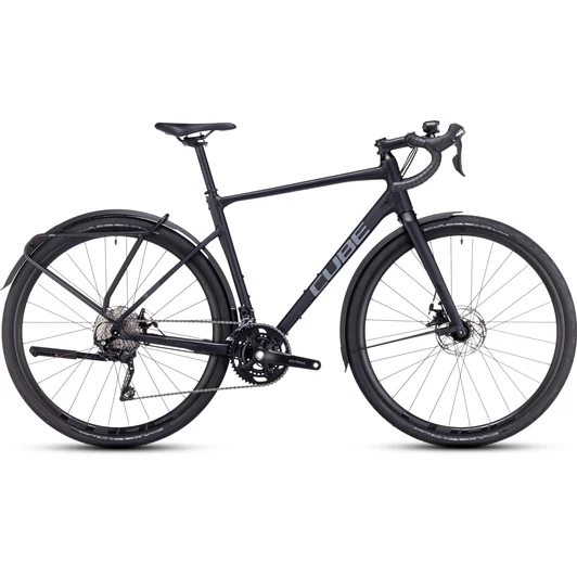 CUBE NUROAD PRO FE METALBLACK N GREY 2023 FÉRFI GRAVEL KERÉKPÁR
