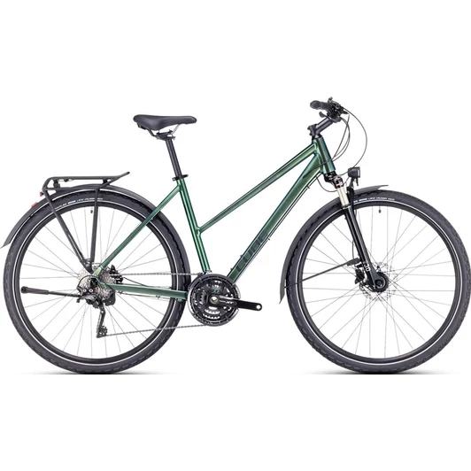 CUBE NATURE EXC Allroad TRABÉZ verde´n´black 2023 NŐI CROSS TREKKING KERÉKPÁR