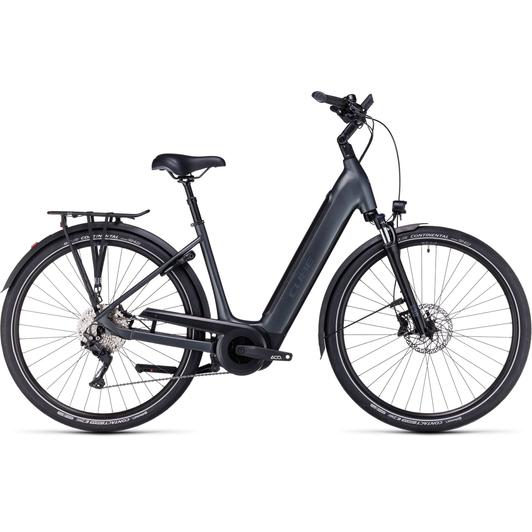 Cube Supreme Sport Hybrid PRO 500 EASY ENTRY grey´n´grey 2023 Unisex Elektromos Trekking Kerékpár