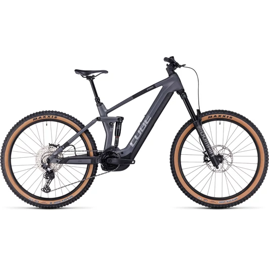 CUBE STEREO HYBRID 160 HPC RACE 625 27.5 GREY´N´METAL FÉRFI ELEKTROMOS ÖSSZTELESZKÓPOS ENDURO MTB KERÉKPÁR 2023