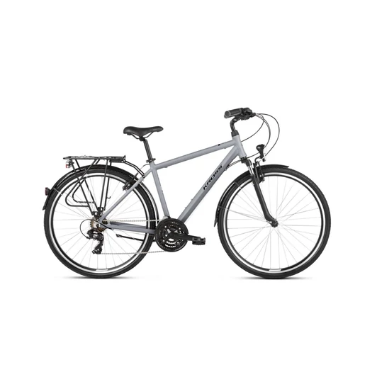 KROSS Trans 1.0 M grey / black 2022 FÉRFI TREKKING KERÉKPÁR