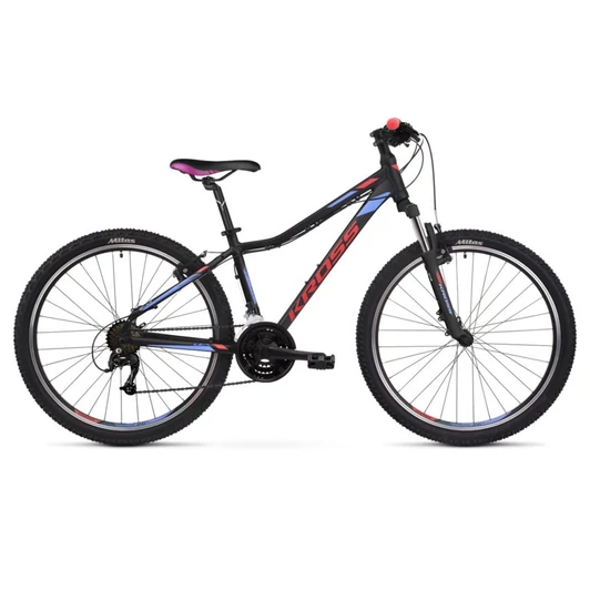 KROSS LEA 2.0 27,5" BLACK / RASPBERRY / PURPLE SR 2022 NŐI MTB KERÉKPÁR