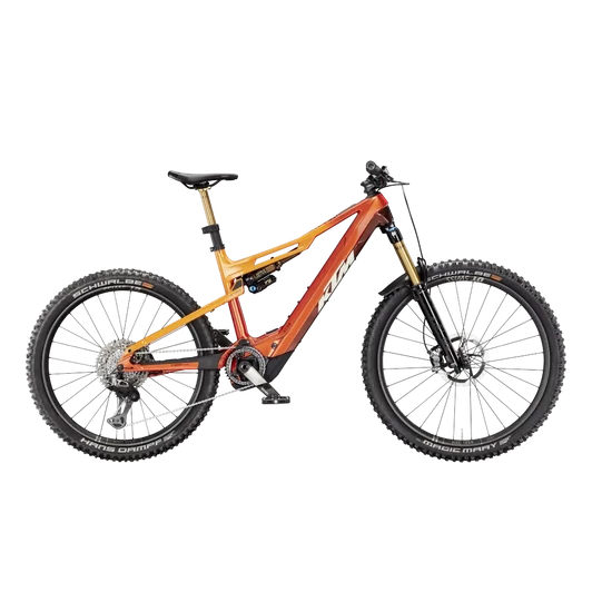 KTM MACINA KAPOHO EXONIC CX-R Di2  L/48 Összteleszkópos elektromos  MTB kerékpár BURNT'FRESH ORANGE+CARBON színben