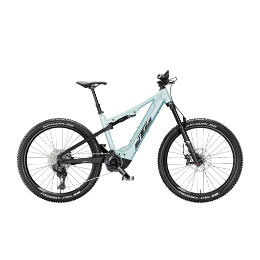 KTM MACINA LYCAN 771 GLORIOUS Di2  L/48 Összteleszkópos elektromos  MTB kerékpár PALE MINT+BLACK MATT színben