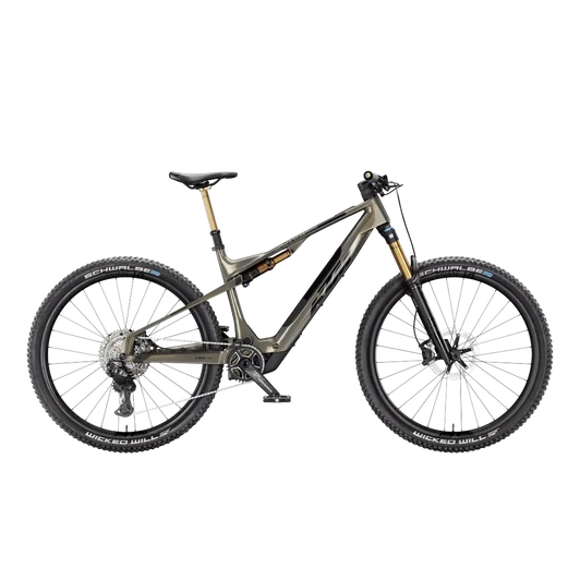 KTM MACINA SCARP SX PRESTIGE Di2  L/48 Összteleszkópos elektromos  MTB kerékpár OLIVE PEARL színben