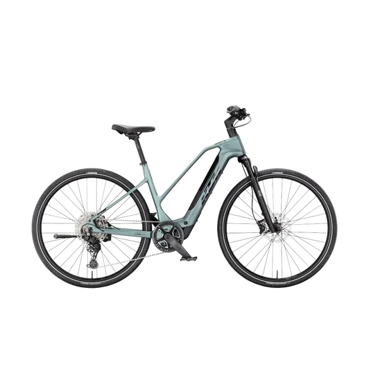 KTM MACINA CROSS SX ELITE  D 56 Női elektromos crosstrekking kerékpár ROYAL TEAL MATT színben