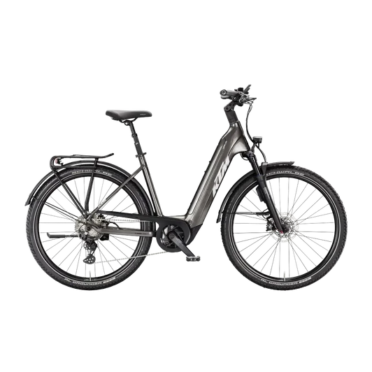 KTM MACINA GRAN 820 ABS 29  US 51 Unisex elektromos trekking- túra kerékpár MACHINE GREY színben