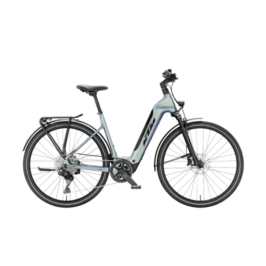 KTM MACINA SPORT SX ELITE Di2  US 43 Unisex elektromos trekking- túra kerékpár VELVET PETROL MATT színben