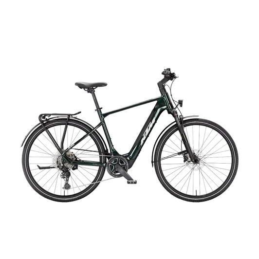 KTM MACINA SPORT SX 20  H 51 Férfi elektromos trekking- túra kerékpár SMARAGD BLACK színben