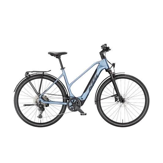 KTM MACINA SPORT SX 20  D 46 Női elektromos trekking- túra kerékpár STEEL BLUE MATT színben