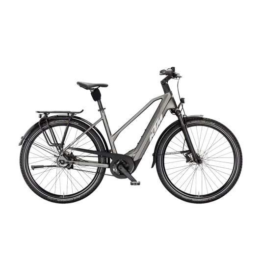 KTM MACINA CITY PX 830 BELT  D 46 Női elektromos városi kerékpár MACHINE GREY MATT színben