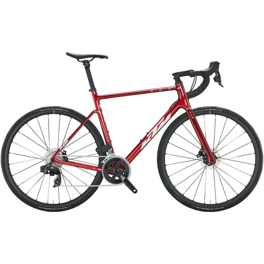 KTM REVELATOR ALTO ELITE AXS CHROME RED (FIRE ORANGE+WHITE) 2022 FÉRFI ORSZÁGÚTI KERÉKPÁR