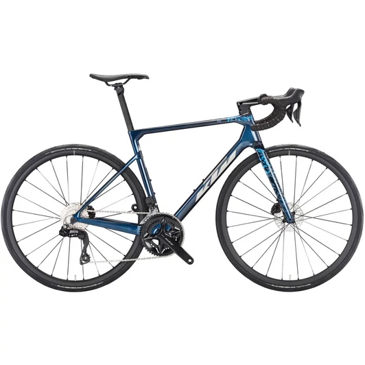 KTM REVELATOR ALTO ELITE DI2 TRANSPARENT BLUE (CHROME+BLUE) 2023 FÉRFI ORSZÁGÚTI KERÉKPÁR