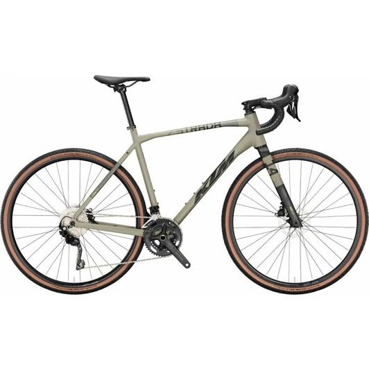 KTM X-STRADA 20 OLIVE GREY MATT (BLACK+LEMON) 2024 FÉRFI GRAVEL KERÉKPÁR