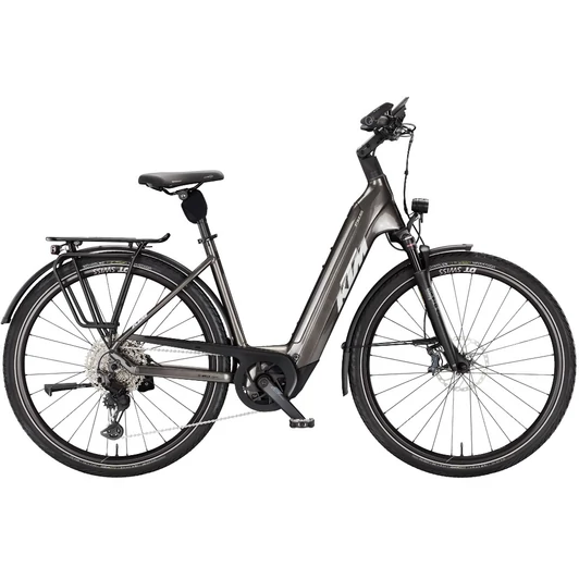 KTM MACINA STYLE 810  US 51 Unisex elektromos trekking- túra kerékpár MACHINE GREY színben