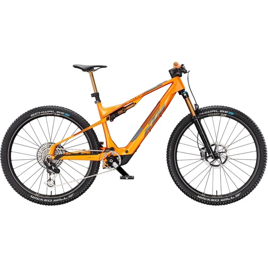 KTM MACINA SCARP SX EXONIC FRESH ORANGE (DARK CHROME) 2025 FÉRFI ELEKTROMOS ÖSSZTELESZKÓPOS MTB KERÉKPÁR