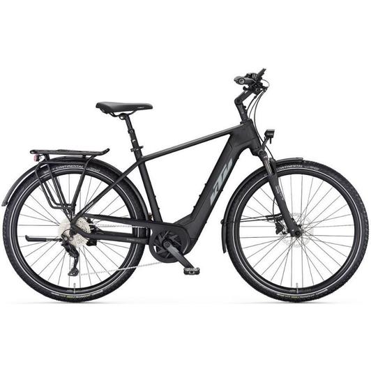 KTM Macina Tour CX 610 black matt (grey+yellow) Férfi Elektromos Trekking Kerékpár 2023