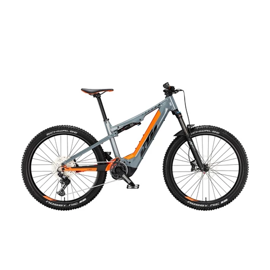 KTM MACINA LYCAN LTD64 FÉRFI ELEKTROMOS ÖSSZTELESZKÓPOS MTB KERÉKPÁR - Epic Grey - M méretben