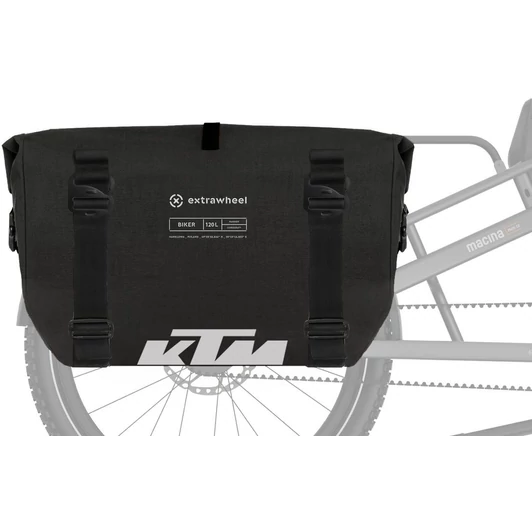 KTM Cargo-Bag XXL 2x60L for Macina Multi Elektromos Kerékpár Kompatibilis Csomagtartó Táska