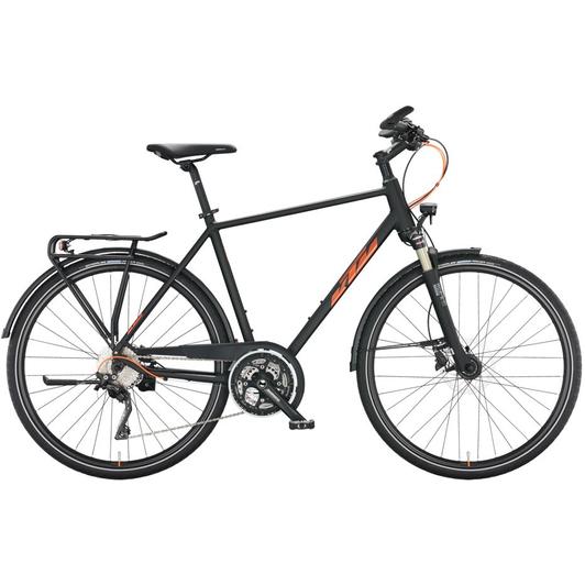 KTM LIFE 1964 H BLACK MATT (CHROME ORANGE) 2022 FÉRFI TREKKING KERÉKPÁR