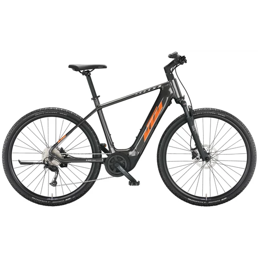 KTM MACINA CROSS P510 MACHINE GREY(ORANGE+SILVER) FÉRFI ELEKTROMOS CROSS KERÉKPÁR 2022