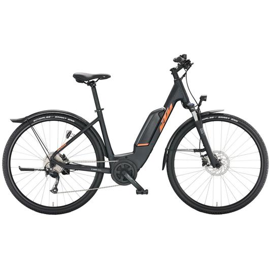 KTM MACINA CROSS P 510 STREET BLACK Uniszex Elektromos Cross Trekking Kerékpár 2022