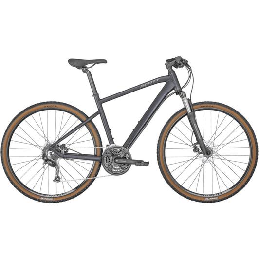 SCOTT SUB CROSS 40 GRANITE BLACK/BRUSHED SILVER 2022 FÉRFI CROSS KERÉKPÁR