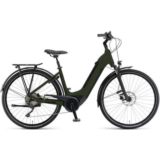 Winora Tria 10 Wave MOSSGREEN Uniszex Elektromos Trekking Kerékpár 2022