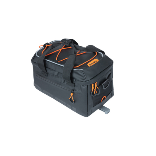 Basil Miles Tarpaulin Trunkbag MIK 7L black/orange csomagtartó táska