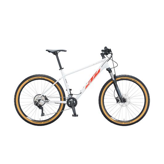 KTM ULTRA FLITE 27 WHITE (BLACK+FIRE ORANGE) 2021 FÉRFI MTB KERÉKPÁR