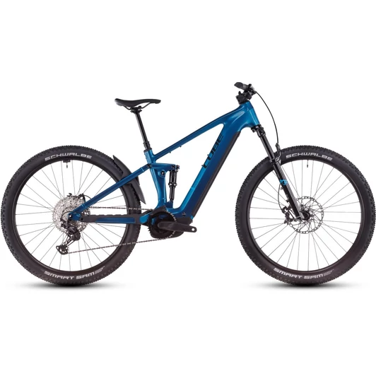 CUBE STEREO HYBRID ONE22 SLX ELECTRICBLUE´N´BLACK - 2025 - ÖSSZTELESZKÓPOS MTB ELEKTROMOS KERÉKPÁR - L - 29"