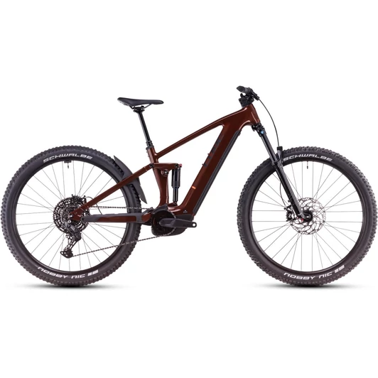 CUBE STEREO HYBRID ONE44 PRO BOURBON´N´BLACK - 2025 - ÖSSZTELESZKÓPOS MTB ELEKTROMOS KERÉKPÁR - XL - 29"