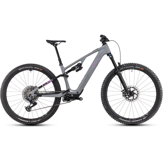 CUBE AMS HYBRID ONE44 C:68X TM 400X 29 SWAMPGREY´N´PURPLEREFLEX - 2025 - ÖSSZTELESZKÓPOS MTB ELEKTROMOS KERÉKPÁR - M