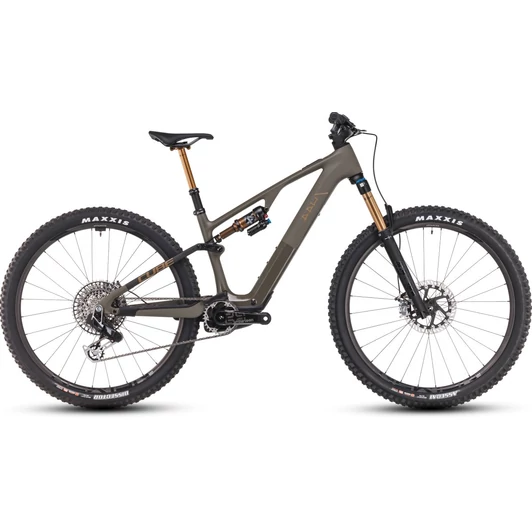 CUBE AMS HYBRID ONE44 C:68X SUPER TM 400X 29 DUSTYOLIVE´N´GOLD - 2025 - ÖSSZTELESZKÓPOS MTB ELEKTROMOS KERÉKPÁR - S