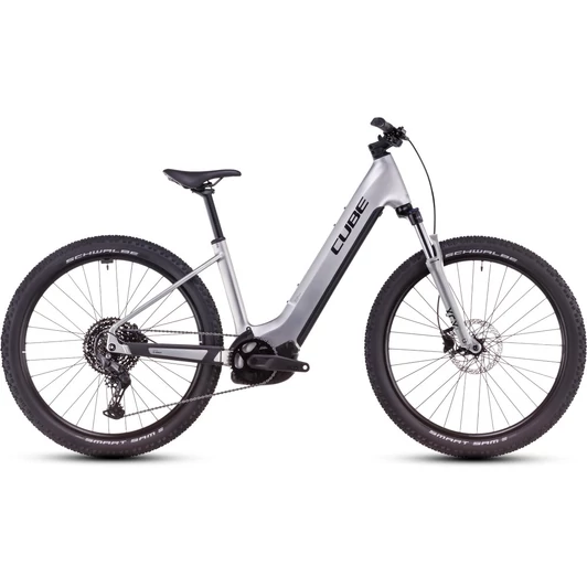 CUBE REACTION HYBRID ONE SILVER´N´BLACK - 2025 - MTB ELEKTROMOS KERÉKPÁR - EASY ENTRY XL