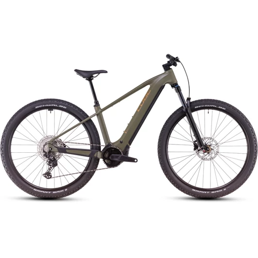 CUBE REACTION HYBRID PRO 600 DUSTYOLIVE´N´GOLD - 2025 - MTB ELEKTROMOS KERÉKPÁR - XL - 29"