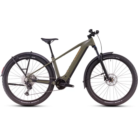 CUBE REACTION HYBRID PRO 600 ALLROAD DUSTYOLIVE´N´GOLD - 2025 - MTB ELEKTROMOS KERÉKPÁR - XL - 29"