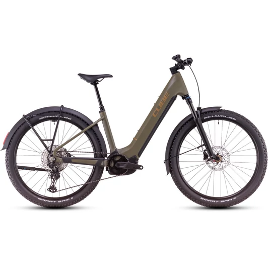 CUBE REACTION HYBRID PRO 600 ALLROAD DUSTYOLIVE´N´GOLD - 2025 - MTB ELEKTROMOS KERÉKPÁR - EASY ENTRY S - 27,5"