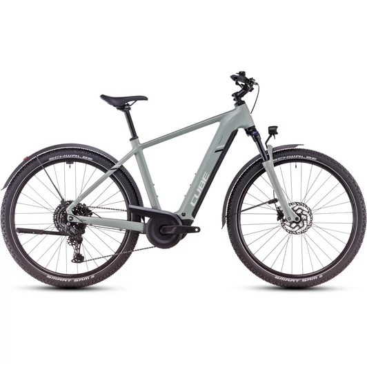 CUBE NURIDE HYBRID PRO 600 ALLROAD PISTACHIO´N´STONEGREY - 2025 - CROSS TREKKING ELEKTROMOS KERÉKPÁR - 50 CM