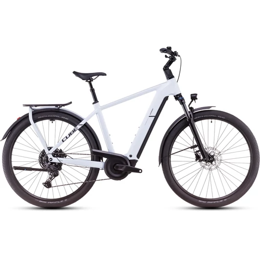 CUBE KATHMANDU HYBRID ONE 600 POLARWHITE´N´BLACK - 2025 - TREKKING ELEKTROMOS KERÉKPÁR - 62 CM