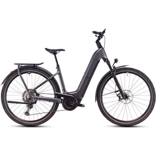 CUBE KATHMANDU HYBRID SLX GRAPHITE´N´BLACK - 2025 - TREKKING ELEKTROMOS KERÉKPÁR - EASY ENTRY 58 CM