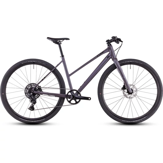 CUBE NULANE ONE MINERALGREY´N´BLACK - 2025 - FITNESS KERÉKPÁR - TRAPEZE 53 CM