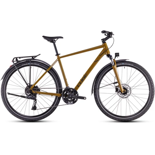 CUBE NATURE PRO ALLROAD WILLOWGREEN´N´BLACK - 2025 - CROSS TREKKING KERÉKPÁR - 46 CM