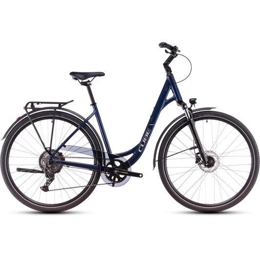 CUBE TOURING ONE DEEPSEA´N´BLACKCHROME - 2025 - TREKKING KERÉKPÁR - EASY ENTRY 53 CM