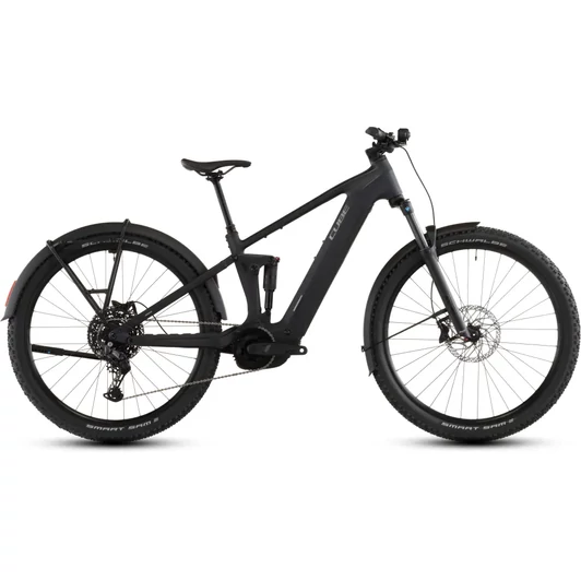 Cube Stereo Hybrid ONE22 Pro 600 FE - Elektromos összteleszkópos MTB kerékpár - night´n´chrome színben - M - 2026