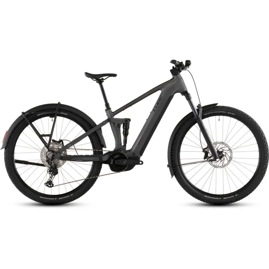 Cube Stereo Hybrid ONE22 Race 800 FE - Elektromos összteleszkópos MTB kerékpár - slapgrey´n´chrome színben - M - 2026